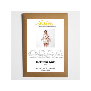 Pochette patron robe enfant HELSINKI Kids - Ikatee